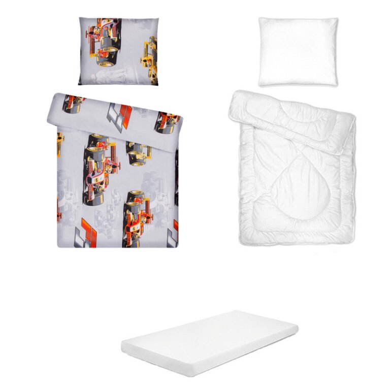 Posteljina set 5 elemenata za krevet 160x80 cm uzorak-31