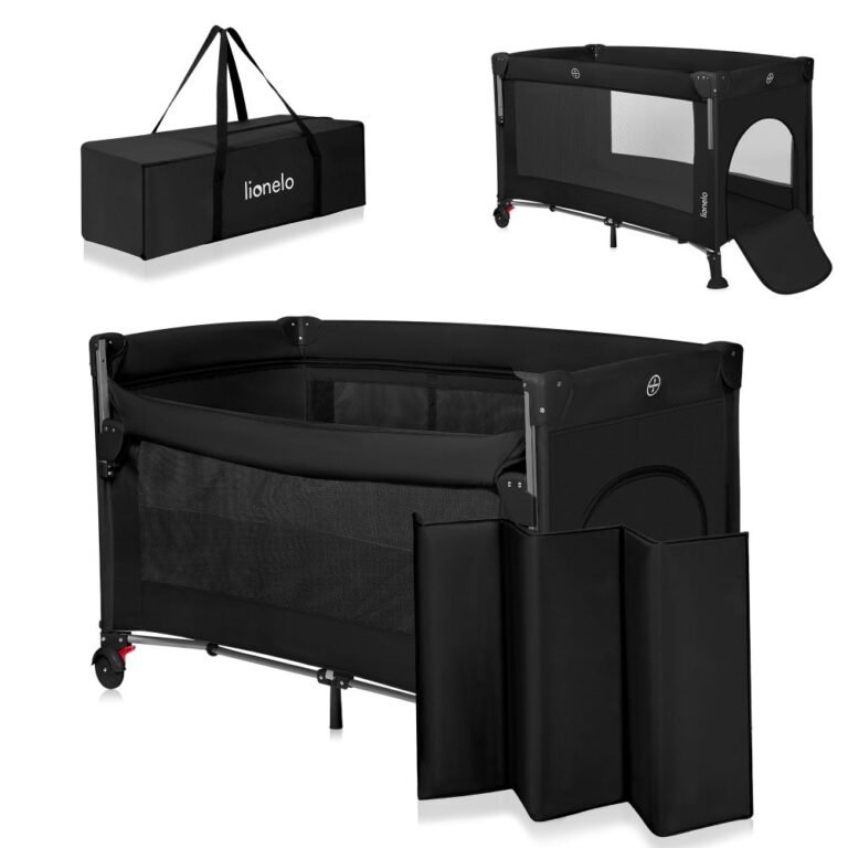 Lionelo putni krevetić 3u1 Ellen, Black Carbon