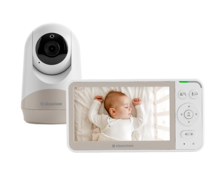 Kikka Boo video baby monitor Rhen s 5'' ekranom i noćnim vidom - Beige