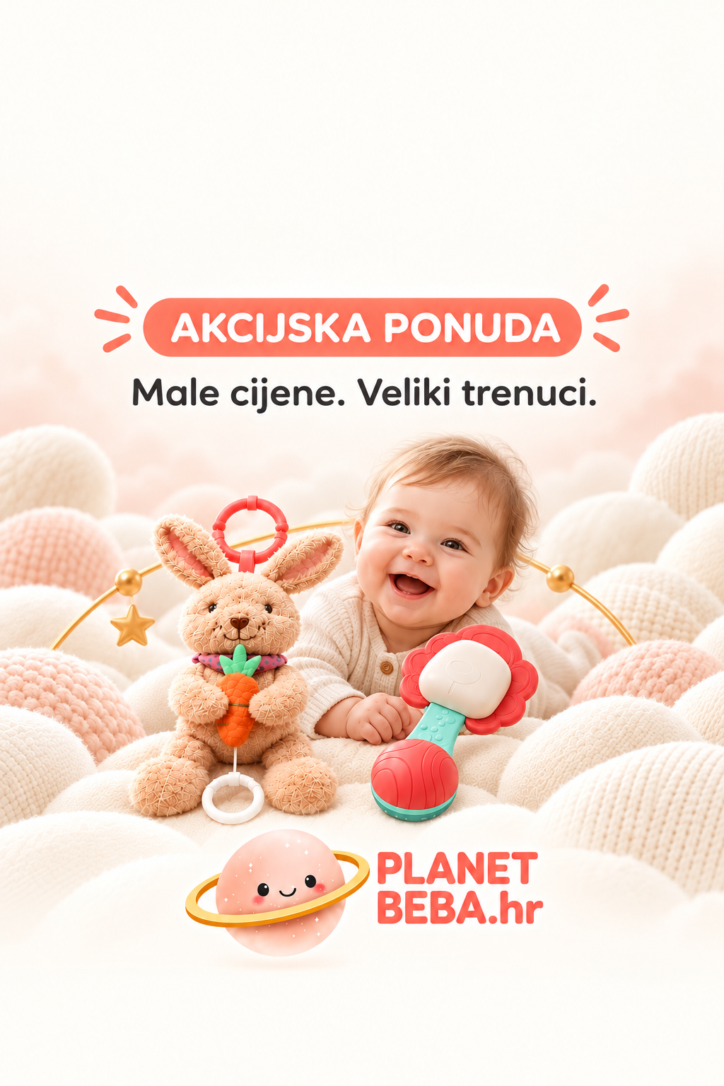 Planet Beba sale banner with products 3